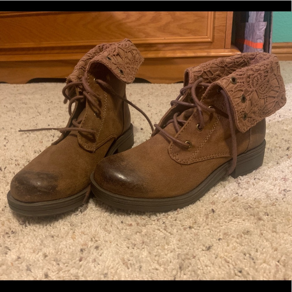 Cute Floral Ankle Boots from American Eagle